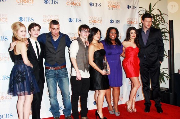 Équipe de la série Glee : Lea Michele, Matthew Morrison, ou encore Cory Monteith...