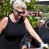Jill Curtis à l'occasion des funérailles de la star hollywoodienne Tony Curtis (mort à 85 ans), au cimetière Green Valley, à Las Vegas, le 4 octobre 2010.