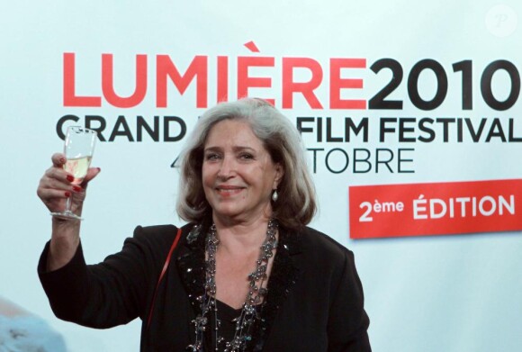 Françoise Fabian à l'ouverture du Festival Lumière 2010, le 4 octobre, à Lyon.