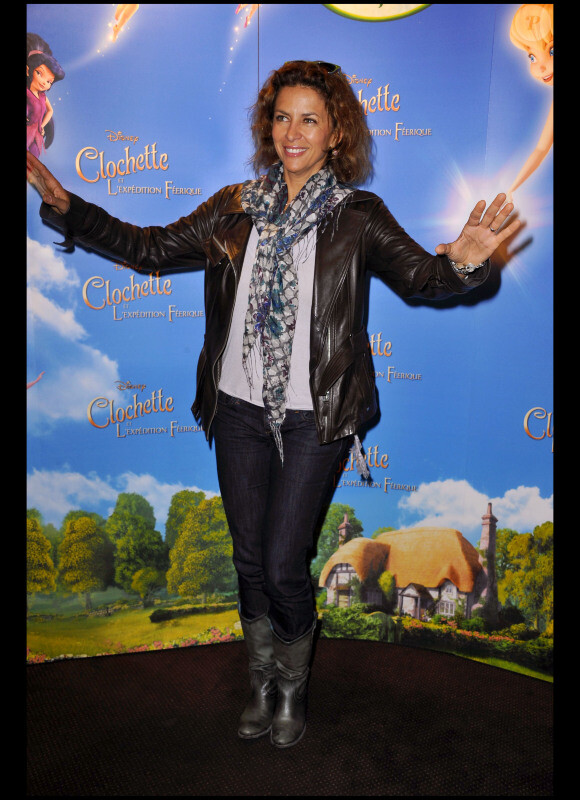 Corinne Touzet lors du lancement du DVD Clochette et l'expédition féerique à Paris le 5 octobre 2010