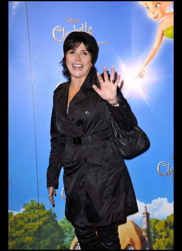 Liane Foly lors du lancement du DVD Clochette et l'expédition féerique à Paris le 5 octobre 2010