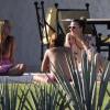 Nicole Richie fête ses 29 ans à México en compagnie de ses amies Christina Aguilera et Samantha Ronson, le 19 septembre 2010