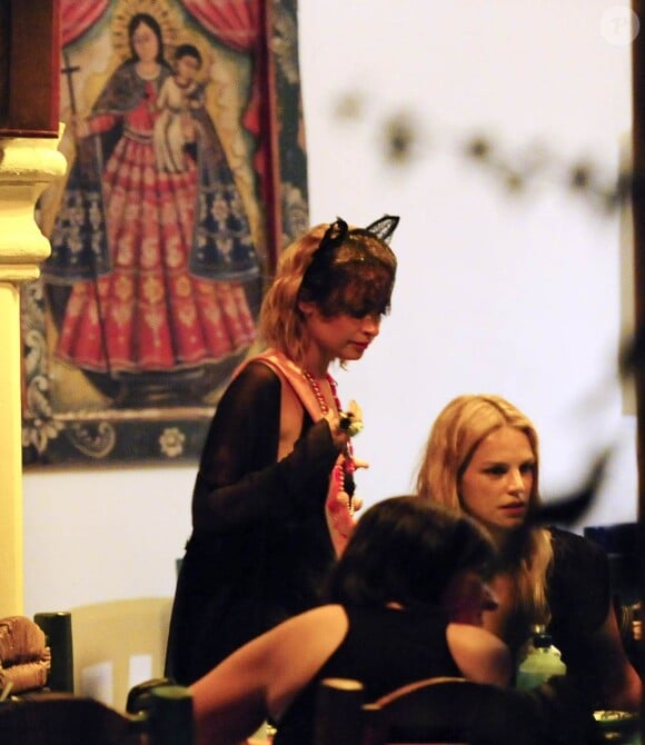 Nicole Richie fête ses 29 ans à México en compagnie de ses amies Christina Aguilera et Samantha Ronson, le 18 septembre 2010