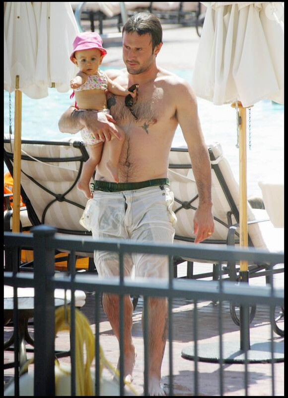 David Arquette et sa fille Coco en 2005