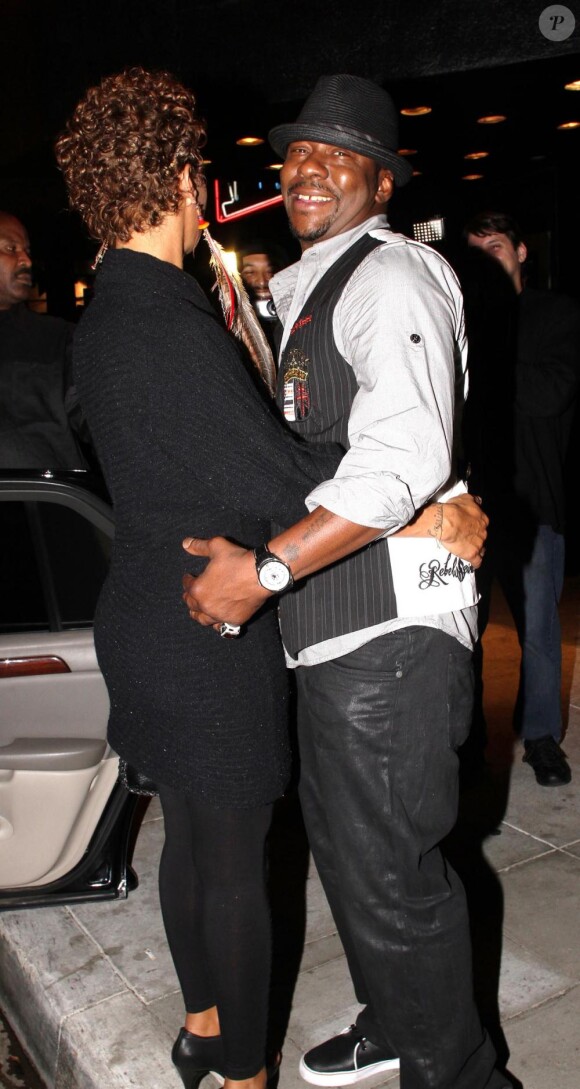 Bobby Brown et sa fiancée Alicia Etheridge de sortie à Los Angeles, le 14 octobre 2010