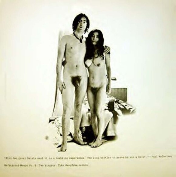 John Lennon et Yoko Ono - album Two Virgins - 1968