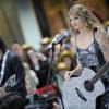 Taylor Swift assure la promotion de son album Speak Now dans l'émission Today Show, à New York, mardi 26 octobre. 