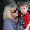 Honor Warren entourée de sa maman Catherine Alba et de sa nounou sont allées au Zoo de Los Angeles. Le 9/11/10