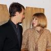 Edward Norton et Anna Wintour lors d'une soirée en l'honneur de Kathryn Bigelow au musée d'art moderne de New York le 10 novembre 2010