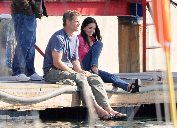 Courteney Cox et Brian Van Holt à la Marina del Rey à Los Angeles le 10 novembre 2010