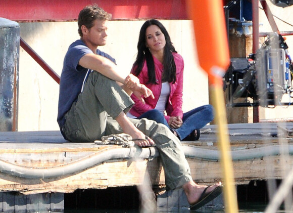 Courteney Cox et Brian Van Holt à la Marina del Rey à Los Angeles le 10 novembre 2010