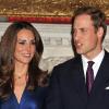 Prince William et Kate Middleton lors de l'annonce de leurs fiançailles, le mardi 16 novembre.