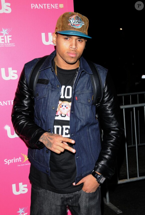 Chris Brown à la soirée US Weekly à Los Angeles le 18 novembre 2010