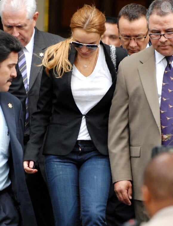 Lindsay Lohan, Los Angeles, 22 octobre 2010