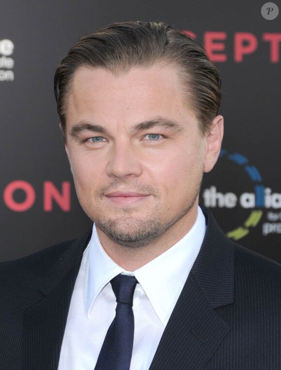Leonardo DiCaprio a fait une donnation d'un million de dollars à WWF pour la protection des tigres, lors du sommet de Saint-Pétersbourg, en Russie, le 23 novembre 2010.