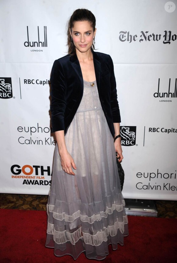 Amanda Peet lors des Gotham film awards à New York le 29 novembre 2010
