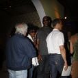 Naomi Campbell et Vladimir Doronin ont visité une galerie d'art à Miami le 30 novembre 2010