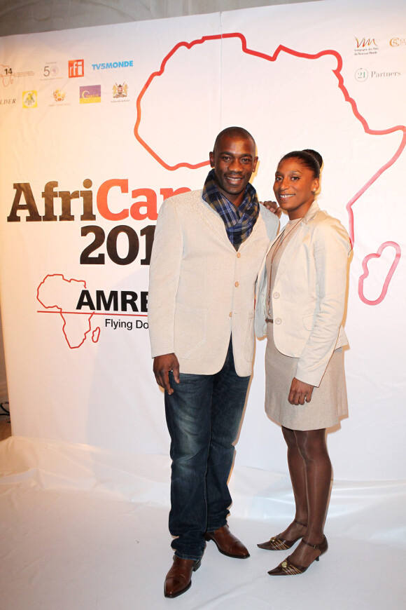 Passi et Maureen Nisima lors du gala AfriCAN le 29 novembre 2010 à Paris