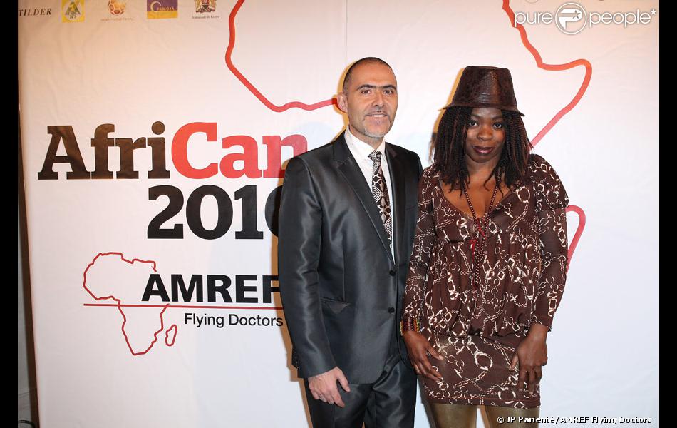 Francois Durpaire Et Princesse Erika Lors Du Gala African Le 29