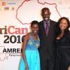 Rokhaya Diallo, Sylvère Henri Cissé et Ela Essou lors du gala AfriCAN à Paris le 19 novembre 2010