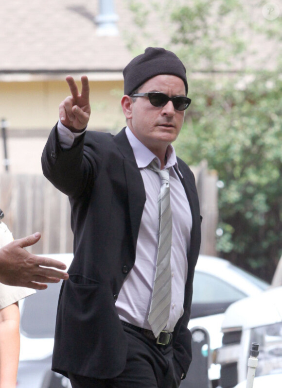 Charlie Sheen à Los Angeles, le 7 juin 2010.