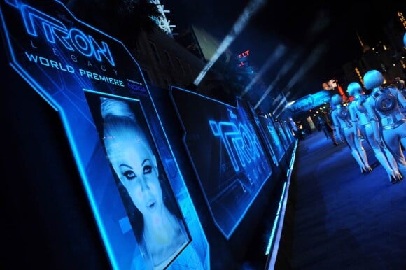 L'avant-première hollywoodienne de Tron Legacy, qui s'est tenue au El Capitan Theatre, à Los Angeles, le 11 décembre 2010.