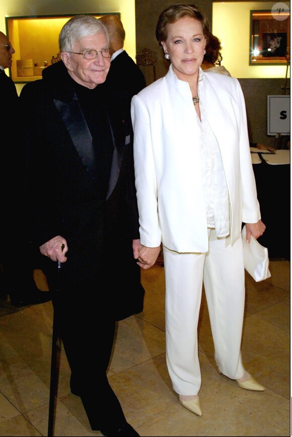 Blake Edwards et Julie Andrews en mai 2002.