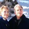 Julie Andrews et Blake Edwards en 1991, en Suisse.