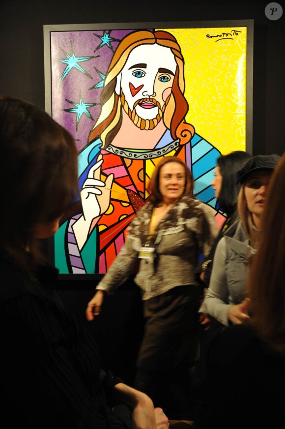Du 17 au 20 décembre 2010, l'artiste brésilien résidant à Miami Romero Britto présente d'étonnants portraits au Carrousel du Louvre.