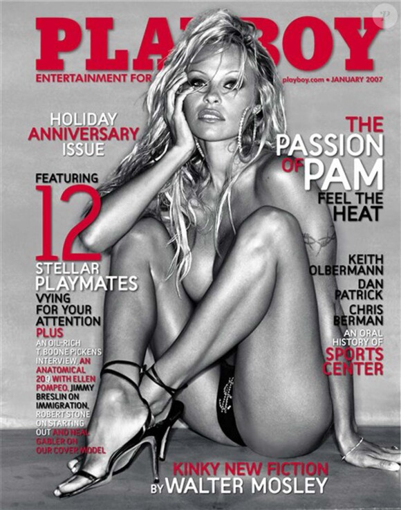 Pamela Anderson pour le magazine Playboy, janvier 2007