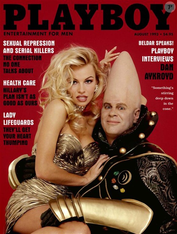 Pamela Anderson et Dan Aykroyd pour le magazine Playboy, août 1993