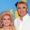 Frédéric von Anhalt et Zsa Zsa Gabor à Los Angeles au début des années 90