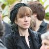 Virginie Lemoine aux obsèques de Ginette Garcin, en juin 2010
