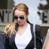 Lindsay Lohan comparait devant la justice pour violation de sa probation, à Los angeles, le 22 octobre 2010