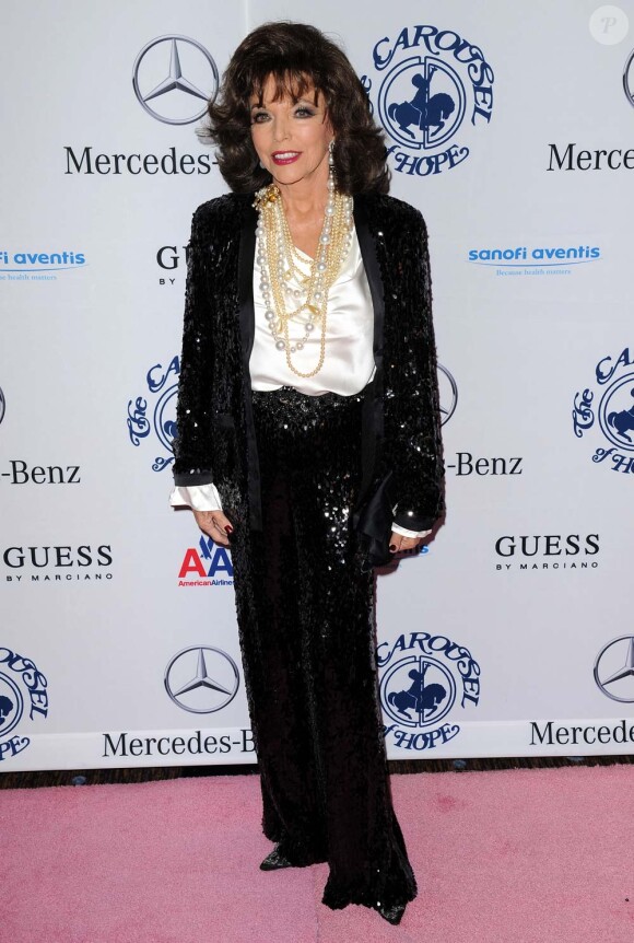 Joan Collins, New york, le 23 octobre 2010