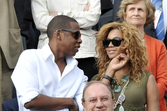 Beyoncé et Jay-Z en juin 2010 lors de la finale de Roland-Garros
