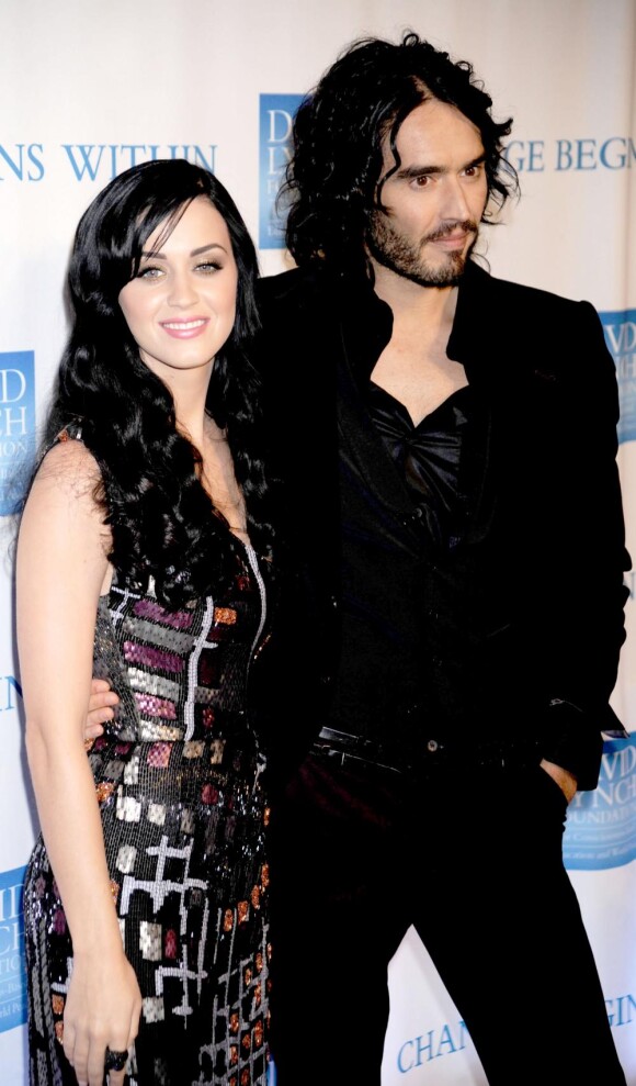 Katy Perry et son mari Russell Brand