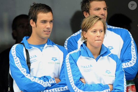 Federica Pellegrini (photo : avec son chéri, Luca Marin), en panne de résultats et d'entraîneur, a jeté son dévolu sur Philippe Lucas, l'ex-mentor de Laure Manaudou.