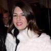 Dans un esprit bourgeoise, Sofia Coppola porte une fourrure blanche à Paris le 25 janvier 2007.