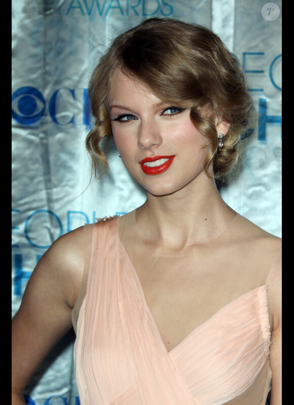 Taylor Swift lors de la cérémonie des People's Choice Awards le 5 janvier à Los Angeles
