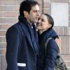 Natalie Portman et son fiancé Benjamin Millepied en janvier 2010 à New York 