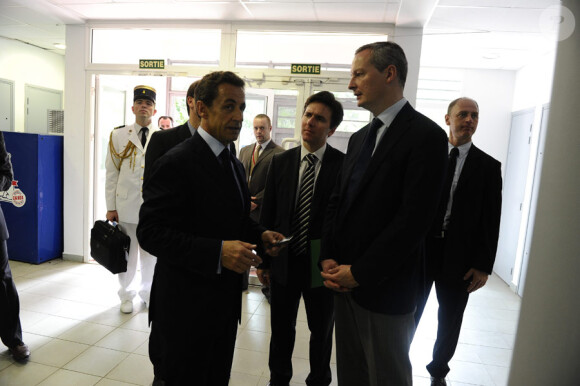Nicolas Sarkozy en visite officielle en Guadeloupe le 8 janvier 2011