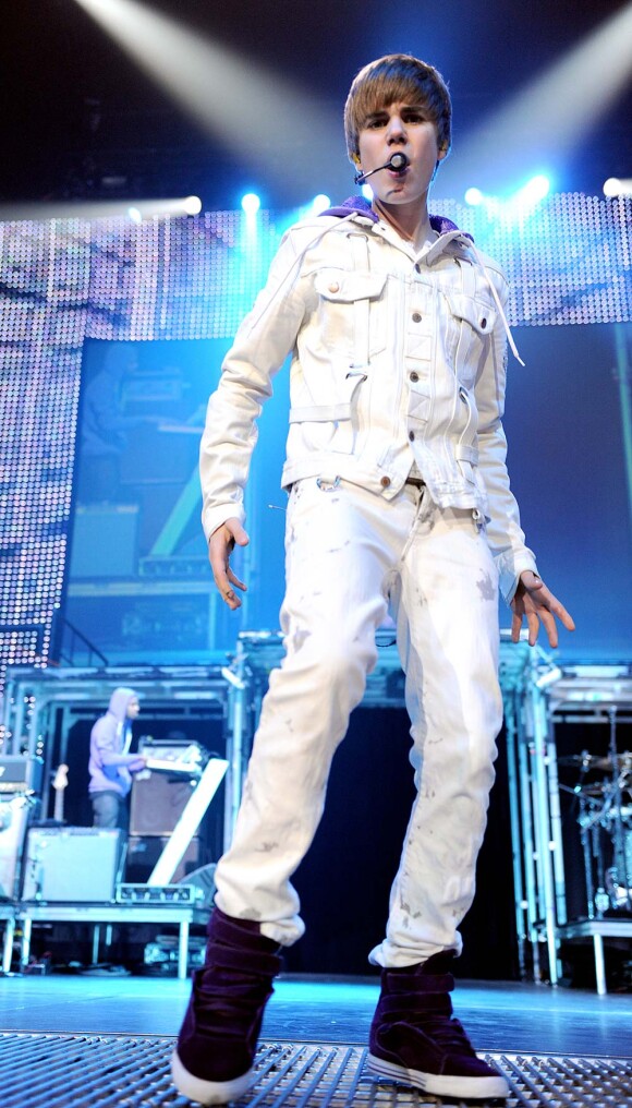 Justin Bieber en concert à Greensboro (Caroline du Nord), le 15 décembre 2010