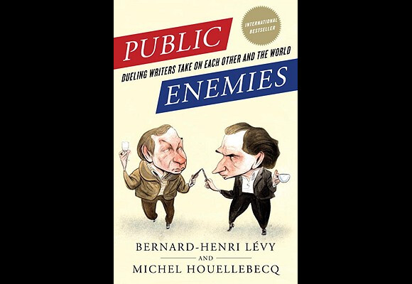 Version américaine du livre Ennemis Publics, de BHL et Michel Houellebecq qui vient de sortir aux Etats-Unis