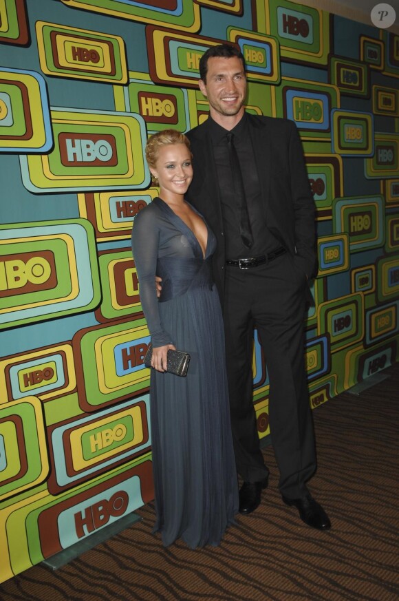 Hayden Panettiere et Wladimir Klitschko à la HBO's Post Golden Globes Party, le 26 janvier 2010