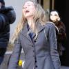 Sarah Jessica Parker sur le tournage de I Don't know how she does à Manhattan le 17 janvier 2011