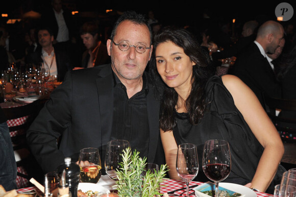 Jean Reno et sa femme Zofia lors de la soirée organisée pour le lancement de la collection Portofino IWC, le 18 janvier 2011, à Genève
