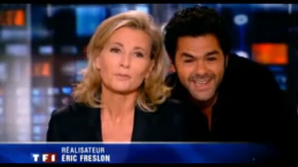 Claire Chazal: sa drôle de réaction face au "Vive la France" de Jamel Debbouze !