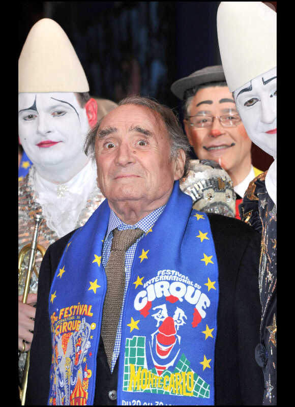 Claude Brasseur au 35e festival international du cirque de Monte-Carlo, le 25 janvier 2011.