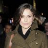 Keira Knightley après une représentation de The Children's Hour, au Comedy Theatre, à Londres, le 27 janvier 2011